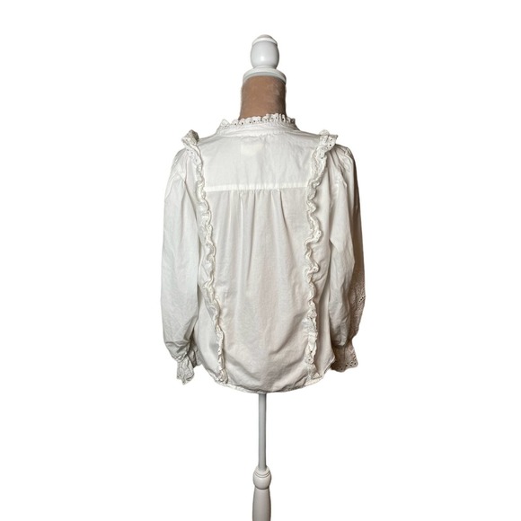 Maeve Ruffled Eyelet Blouse - Picture 4 of 9